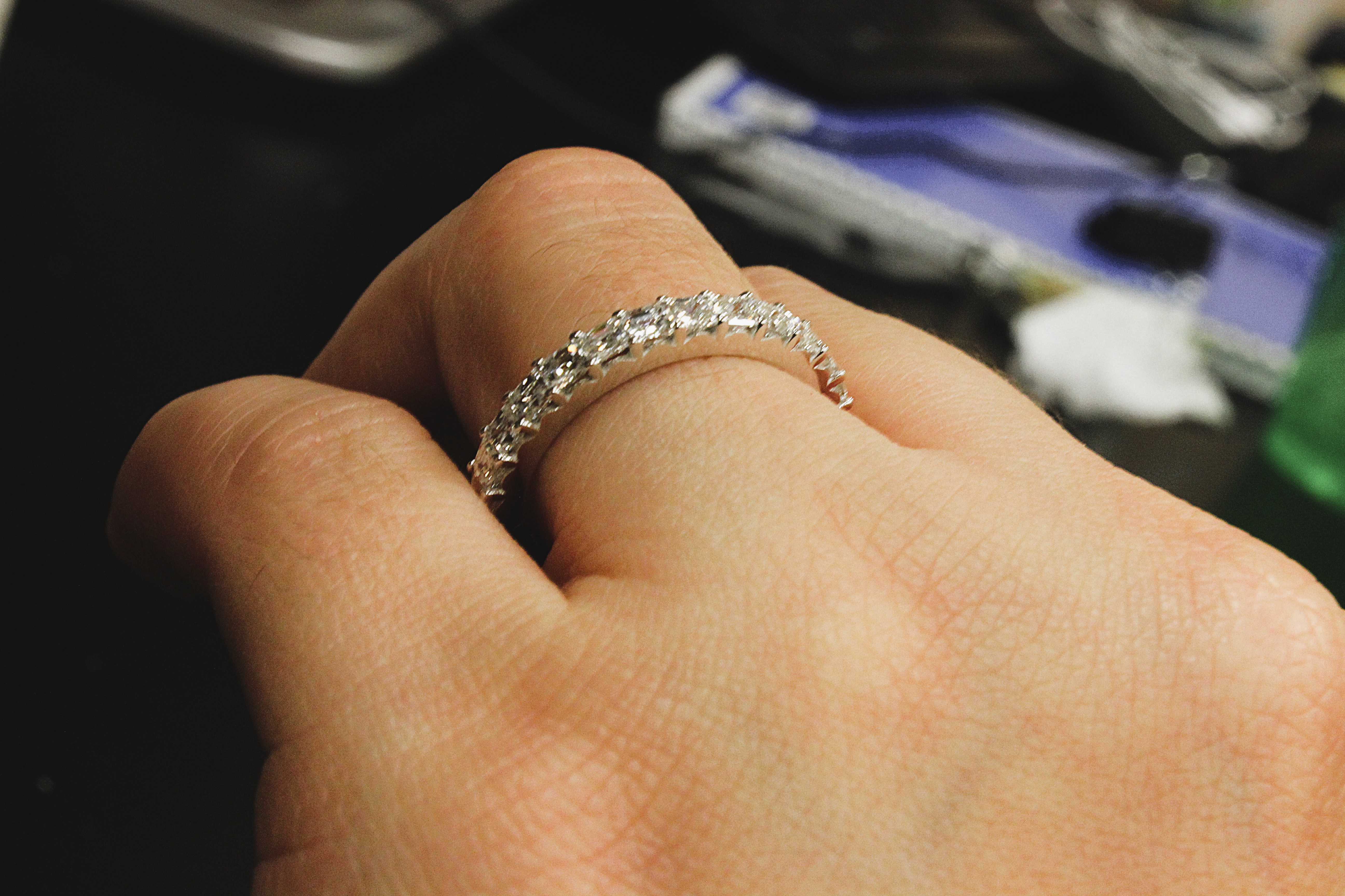 Asscher Cut Diamond Eternity Band